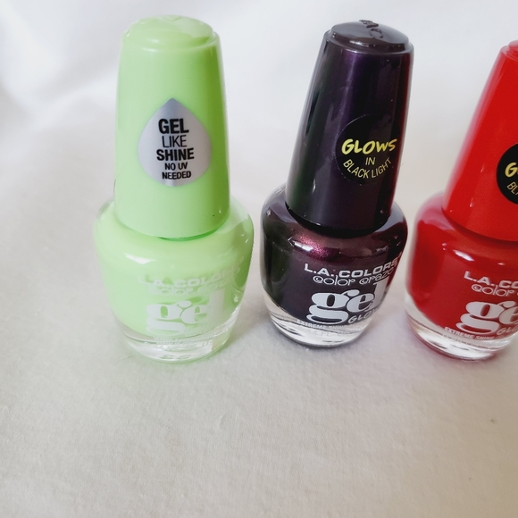 NEW L.A. Colors Gel-Like Extreme Shine Polish Set of 6 - Picture 3 of 5